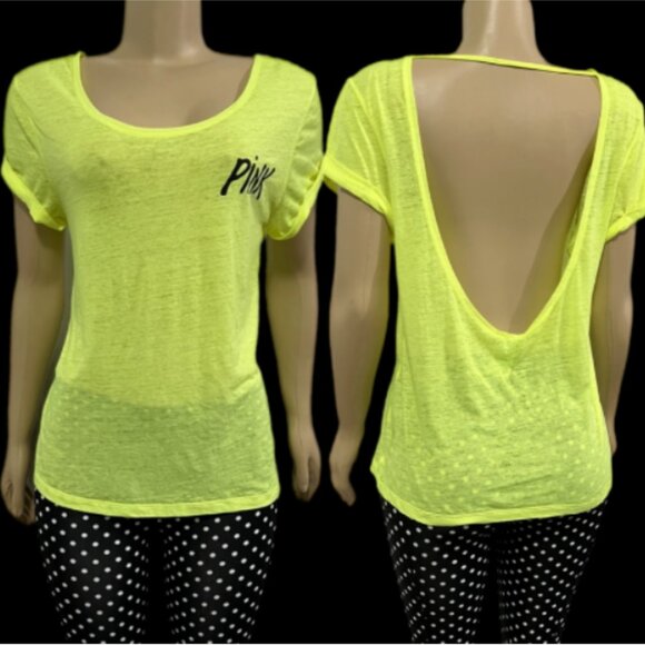 Pink by Victoria’s Secret Low-Back Sheer T-Shirt - Picture 12 of 12